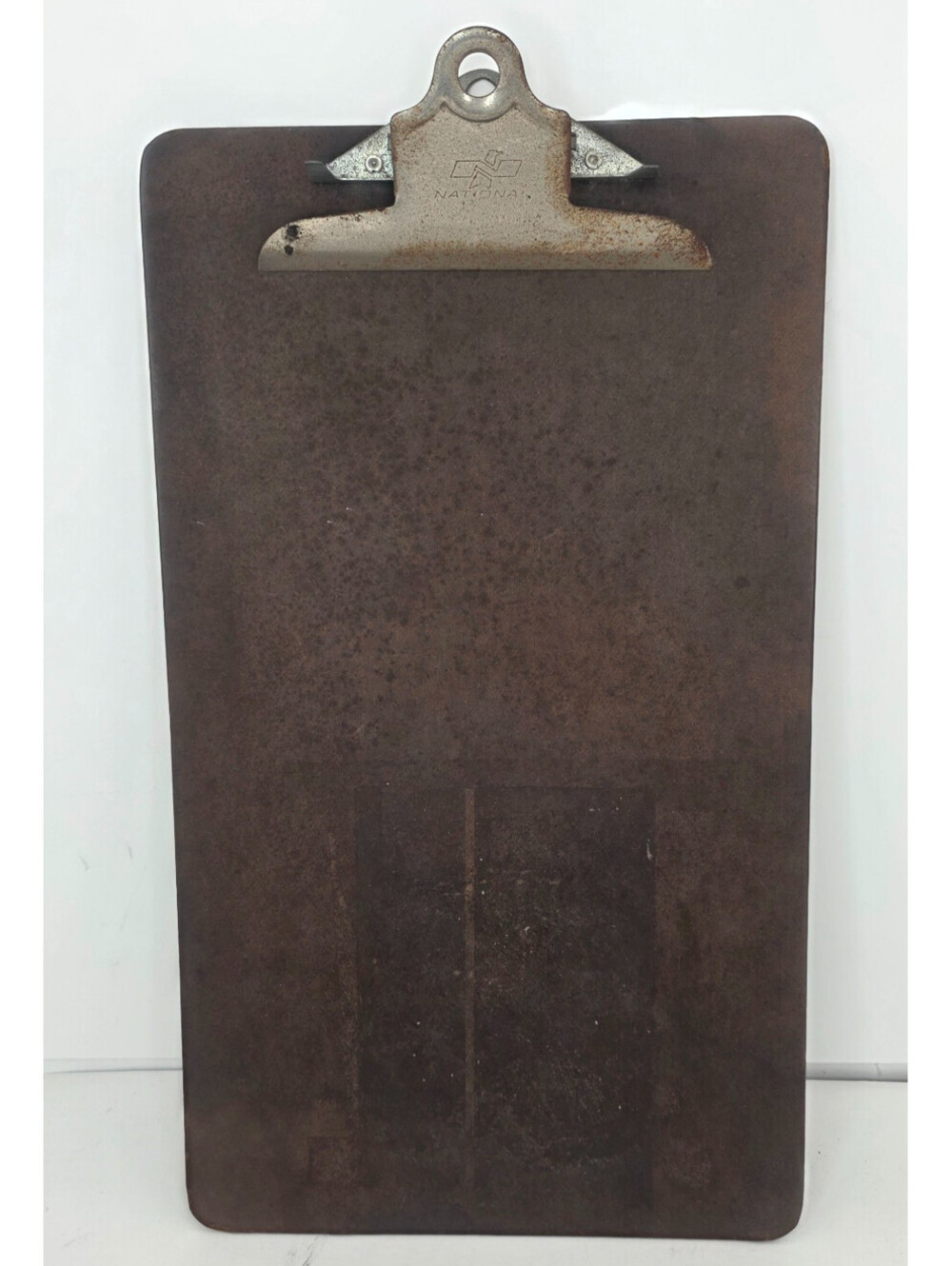 Vintage National Hardboard Clipboard 15.5" Legal File Size Industrial Office (3)